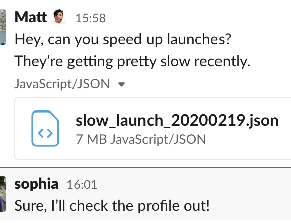 Profiles can easily be uploaded and shared